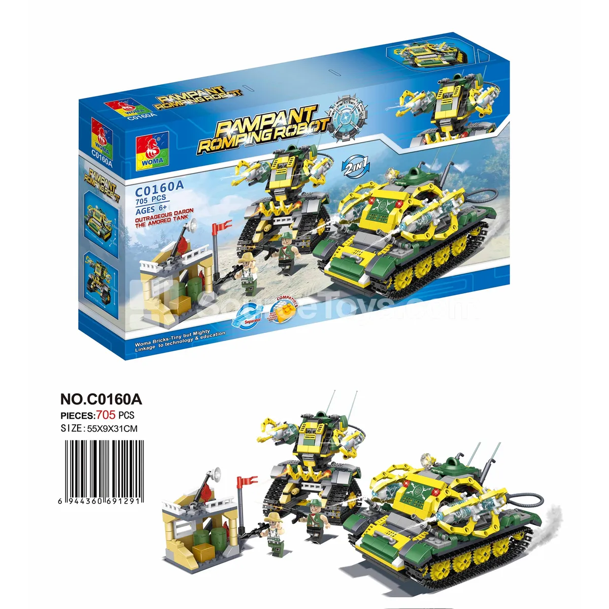 Building Blocks Assault Tank 2-in-1 Building Blocks Assault Tank 2-in-1