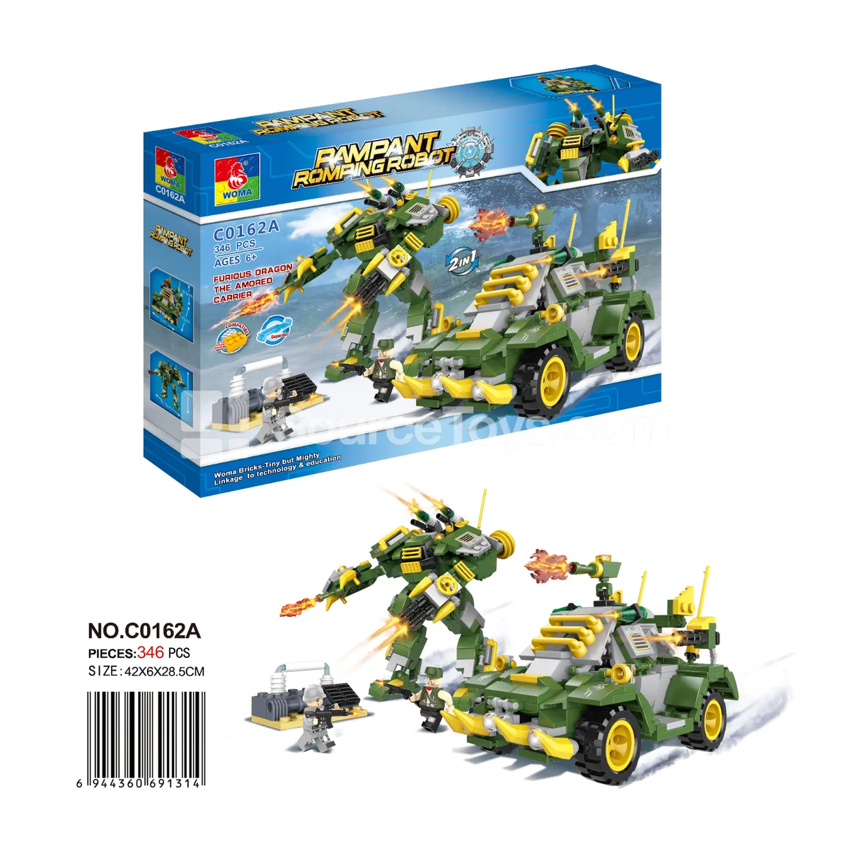 Rampage Dragon 2-in-1 Armored Vehicle
