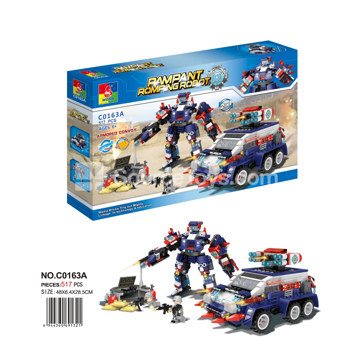 Blitz Armor 2-in-1 Heavy Troop Carrier Blitz Armor 2-in-1 Heavy Troop Carrier