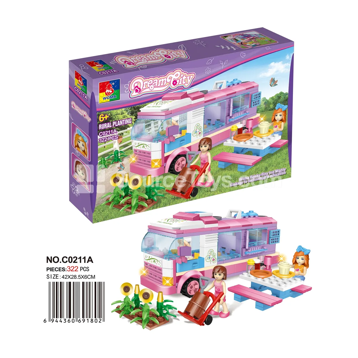 Girls' Dream City - Tree Planting Outing Set