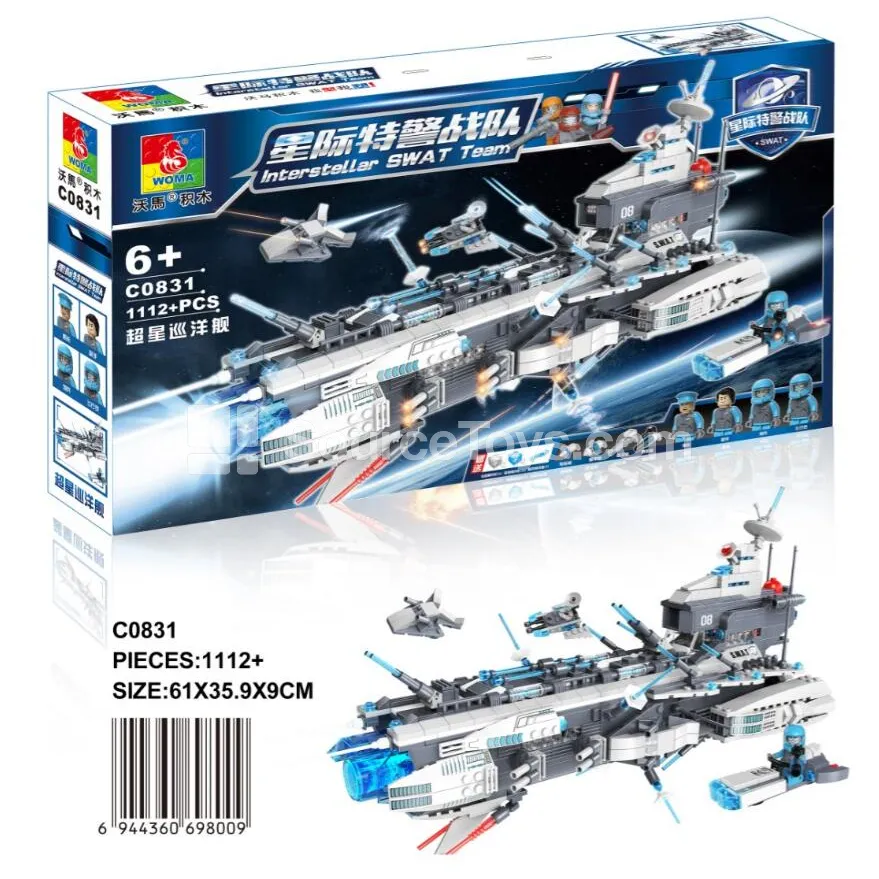 Space Patrol Fleet Super Star Cruiser (1112 PCS)