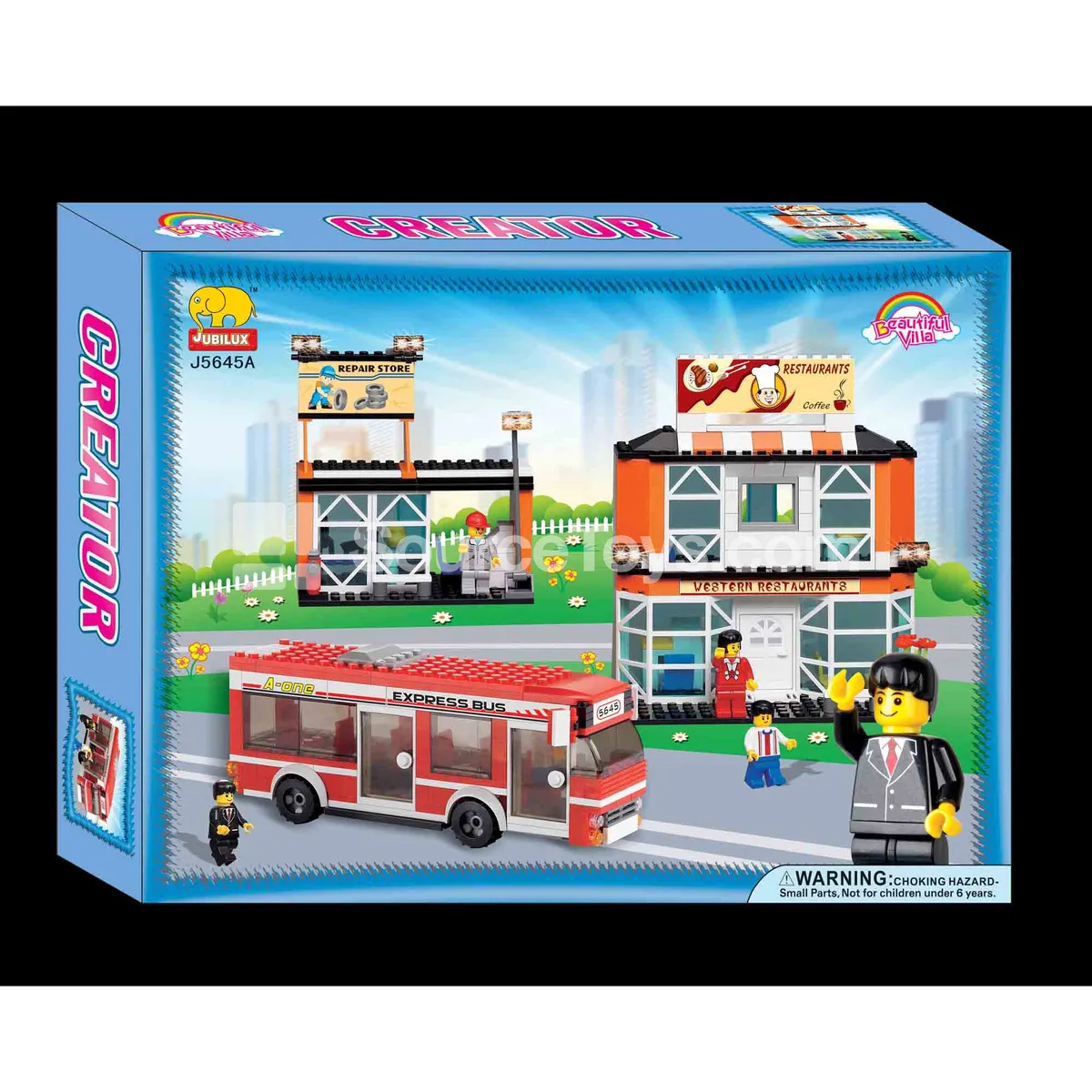 Building Blocks Small Villa in Box