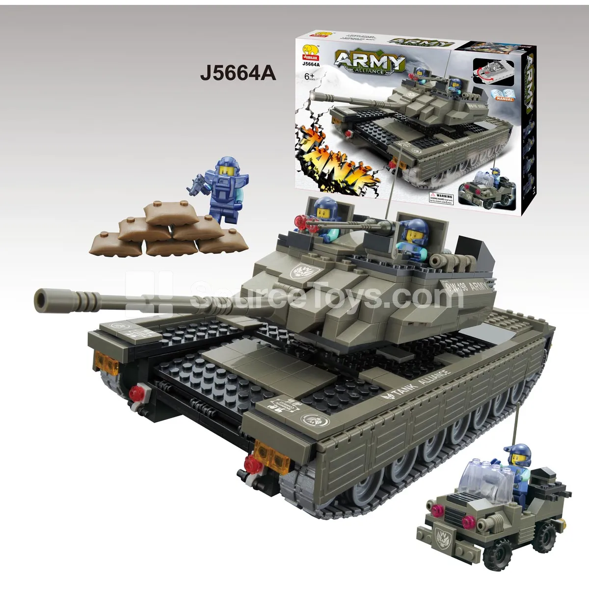 Building Blocks Tank in Box