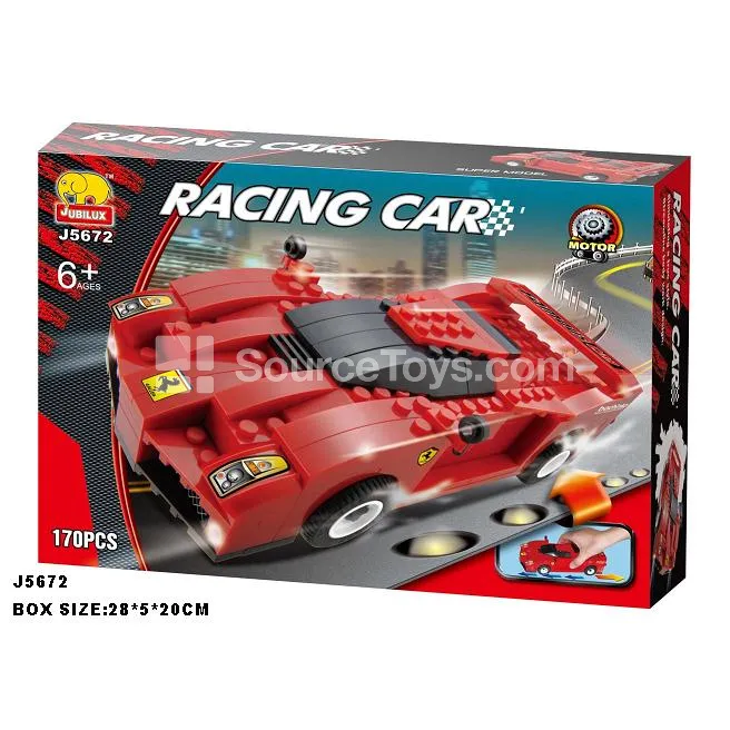 Pull-back Racing Car Building Blocks Set (Box Pack) Pull-back Racing Car Building Blocks Set (Box Pack)