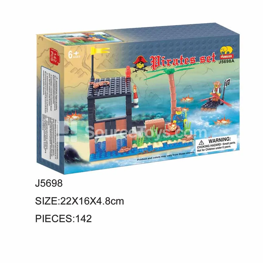 Pirate Ship Building Blocks Set Pirate Ship Building Blocks Set