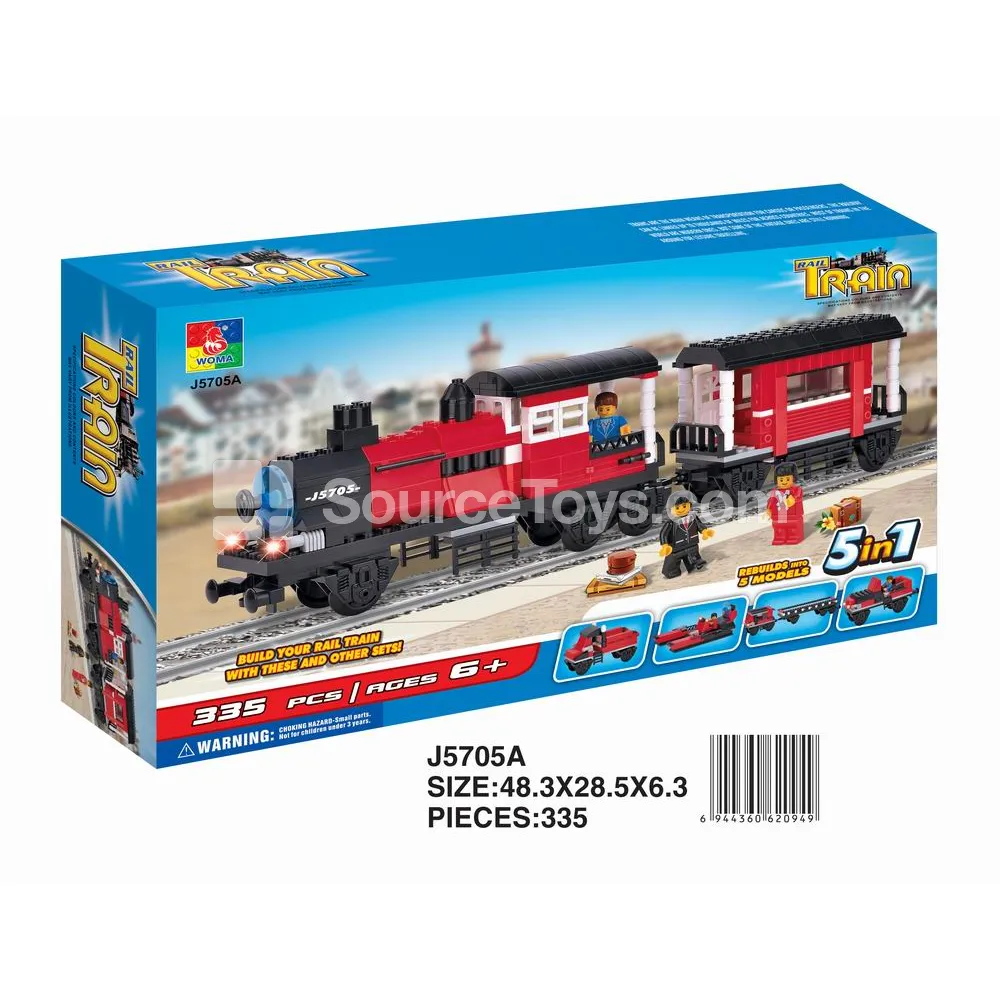 Boxed Building Block Train Boxed Building Block Train