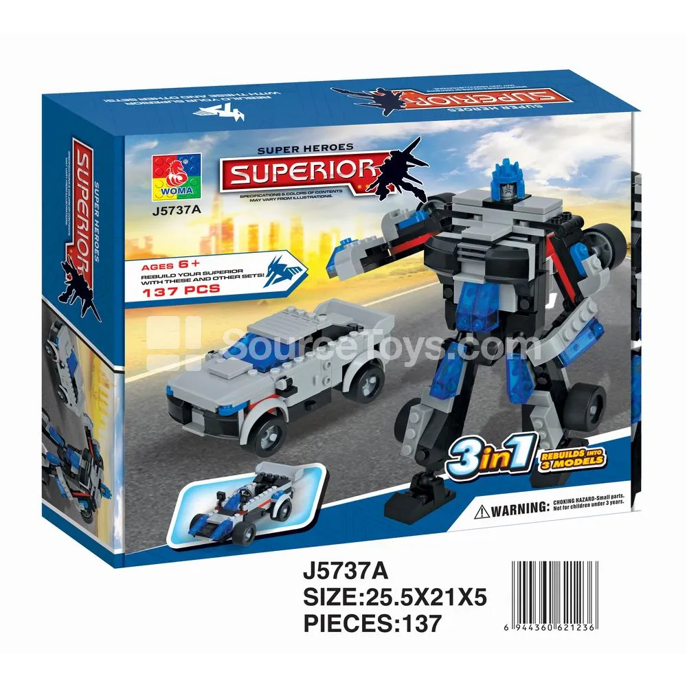 2-in-1 Robot Building Blocks Set (Small) 2-in-1 Robot Building Blocks Set (Small)