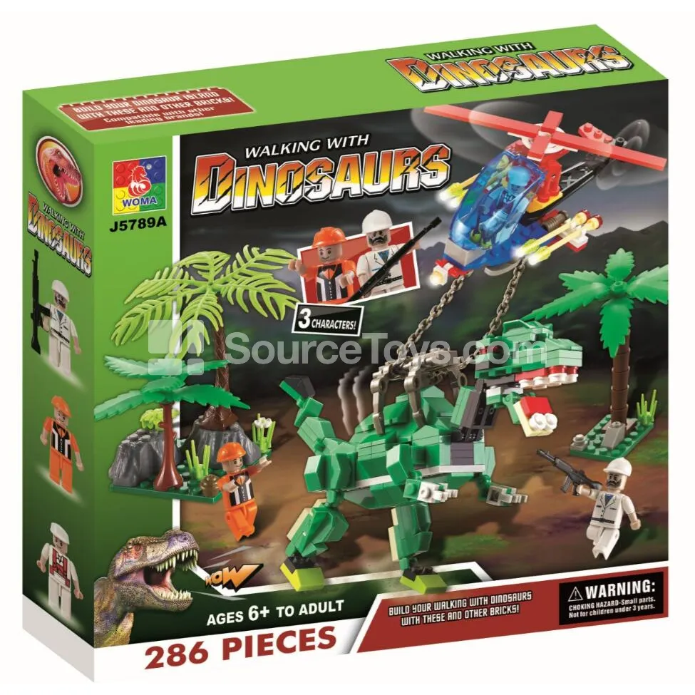 Dinosaur Series 295-Piece Building Set Dinosaur Series 295-Piece Building Set