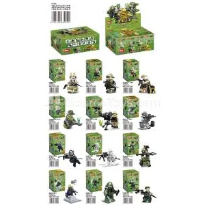 Building Blocks Military Figures Set