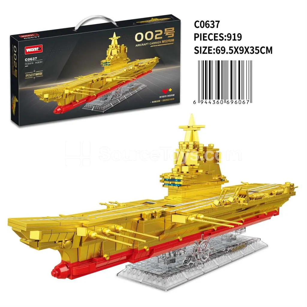 Military Series Aircraft Carrier Building Blocks