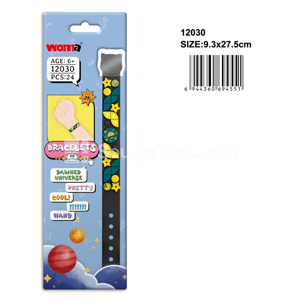 Deluxe Building Block Bracelet 6 Styles Assorted Deluxe Building Block Bracelet 6 Styles Assorted