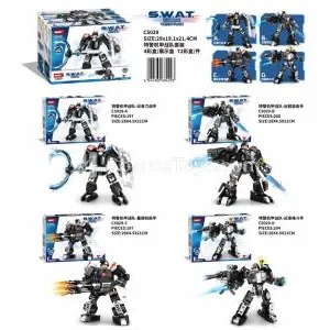 Close Combat Riot Figure / Close Combat Knife Fighter / Heavy Machine Gunner / Long-Range Sniper Close Combat Riot Figure / Close Combat Knife Fighter / Heavy Machine Gunner / Long-Range Sniper