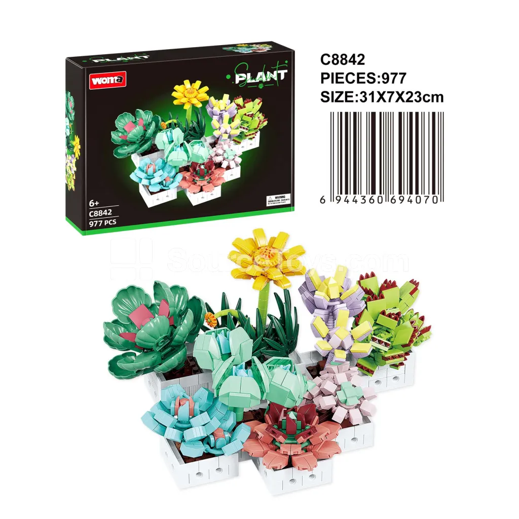 Succulent Building Blocks Set Succulent Building Blocks Set