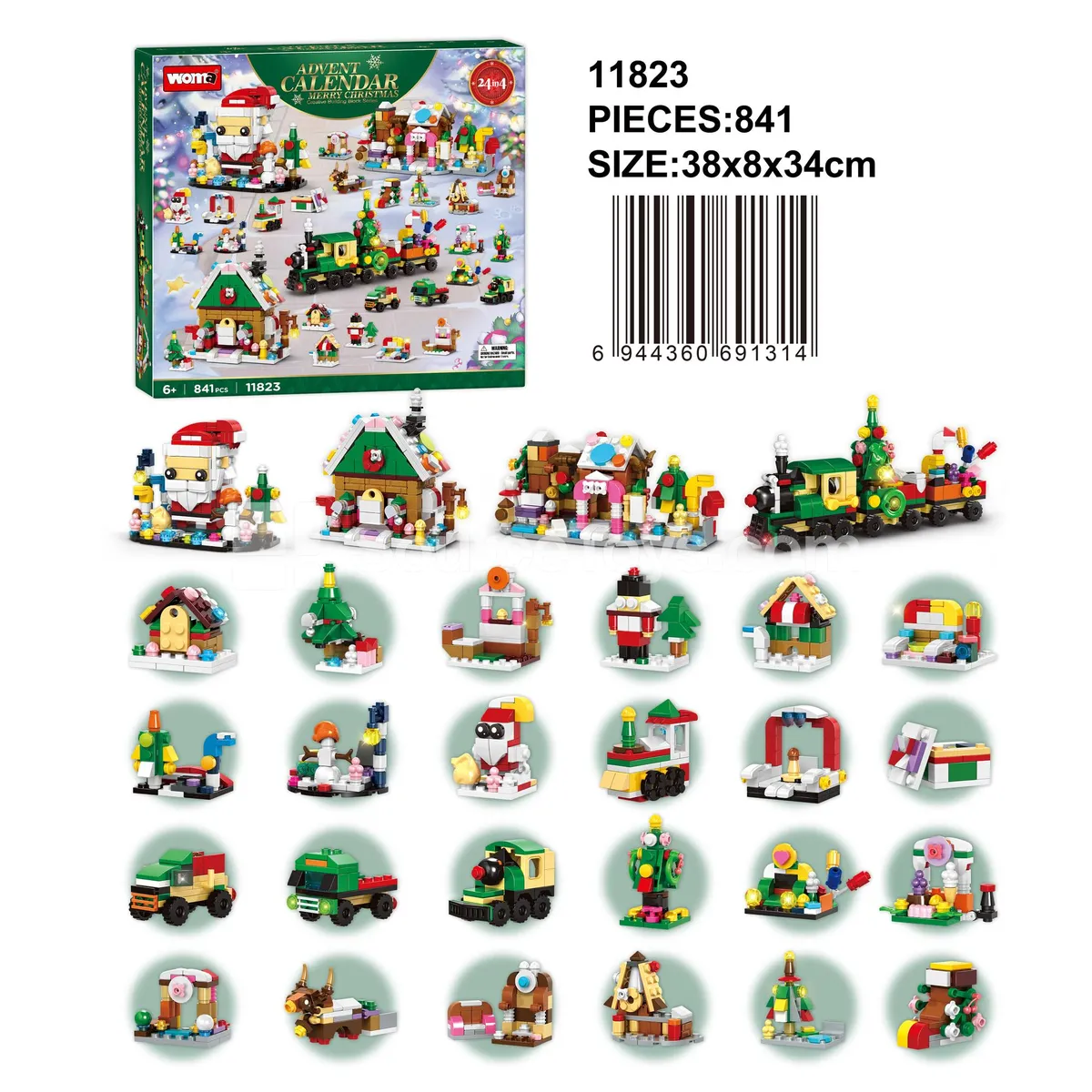 24-in-1 Christmas Building Set 24-in-1 Christmas Building Set