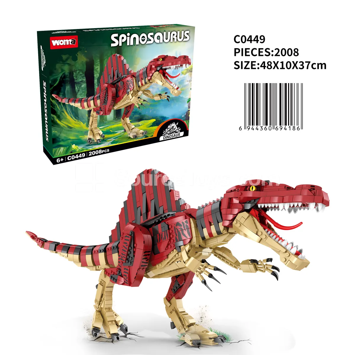 Dinosaur Series Spinosaurus Building Blocks Dinosaur Series Spinosaurus Building Blocks
