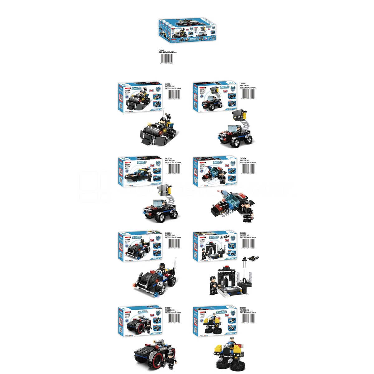 Tech Police Squad Action Figures Tech Police Squad Action Figures