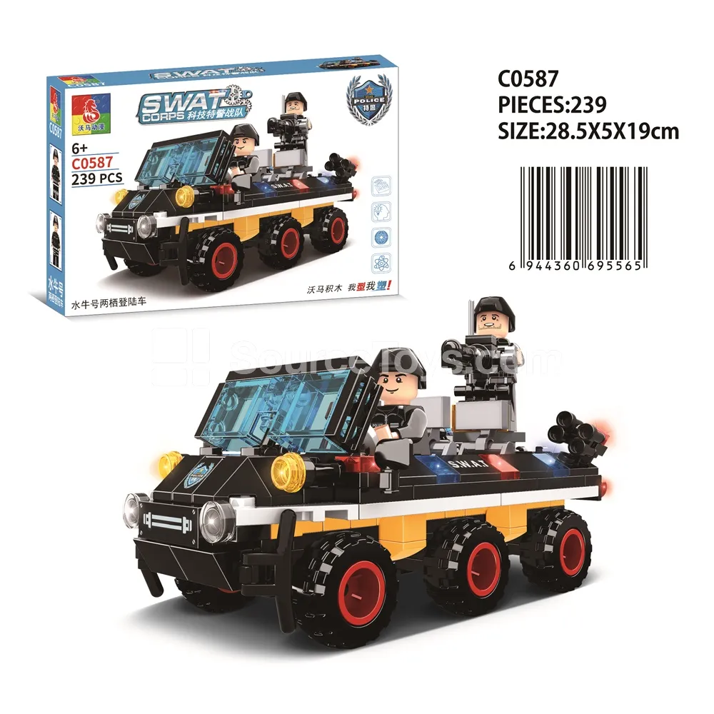 Buffalo Amphibious Landing Vehicle - Sci-Fi Police Team