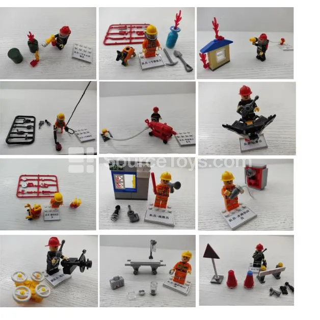 Vinyl Firefighter Figure with Tool Cards Vinyl Firefighter Figure with Tool Cards