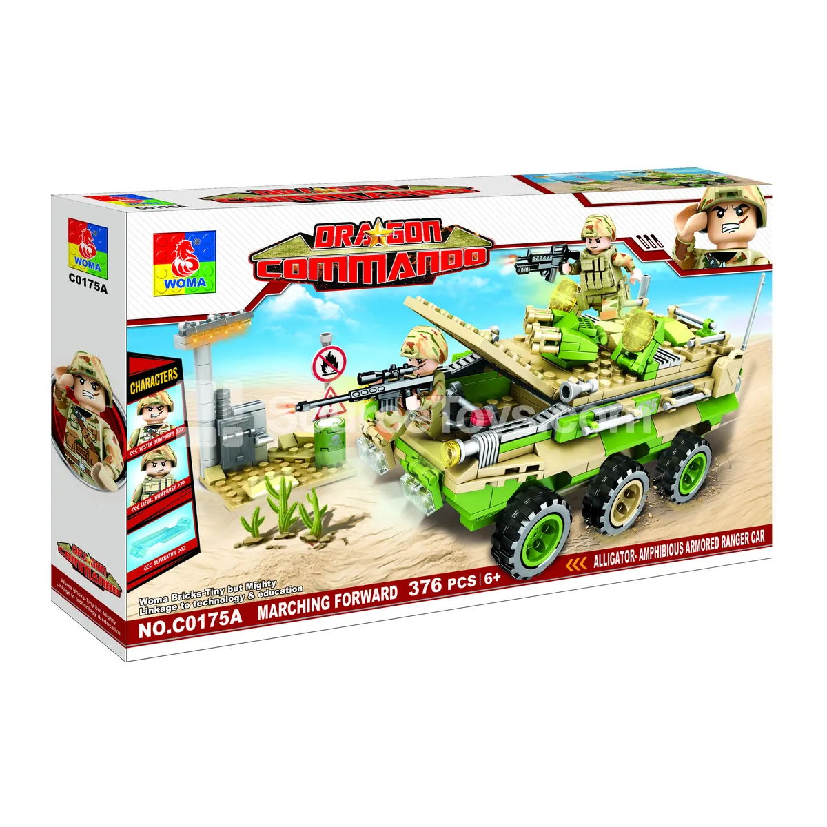 Building Blocks - 'Caiman' Amphibious Armored Vehicle Building Blocks - 'Caiman' Amphibious Armored Vehicle