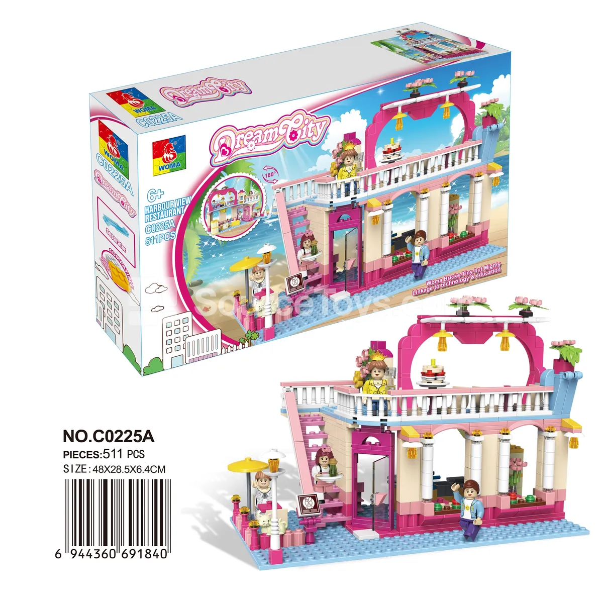 Dream City Western Restaurant (511pcs) Dream City Western Restaurant (511pcs)