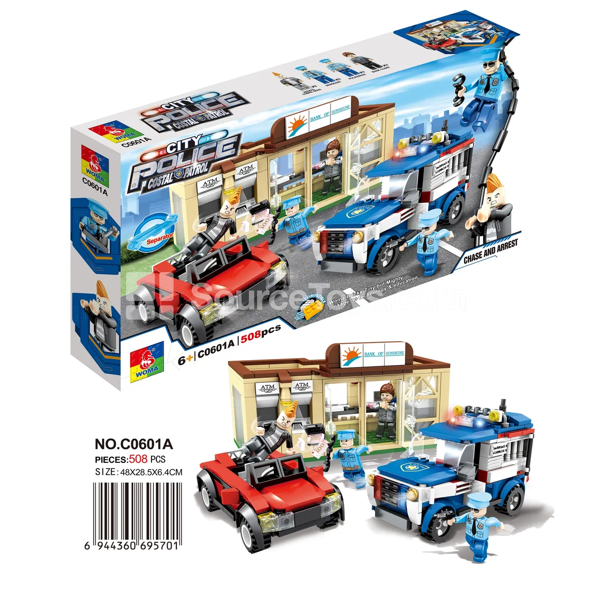 Police Chase Building Blocks (508PCS) Police Chase Building Blocks (508PCS)