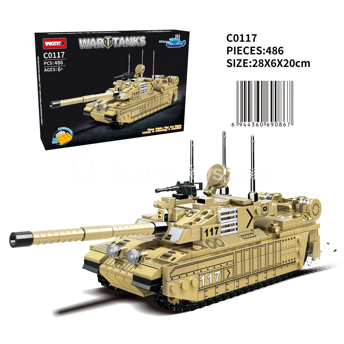 Challenger 11 Main Battle Tank Building Blocks Challenger 11 Main Battle Tank Building Blocks