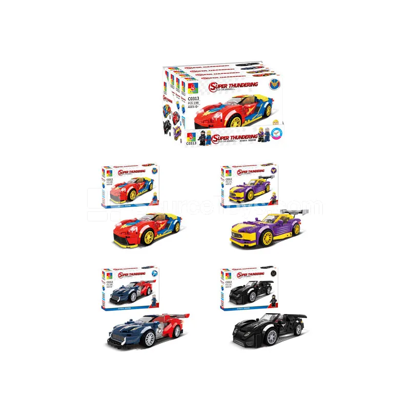 Building Blocks Racing Car Set Building Blocks Racing Car Set