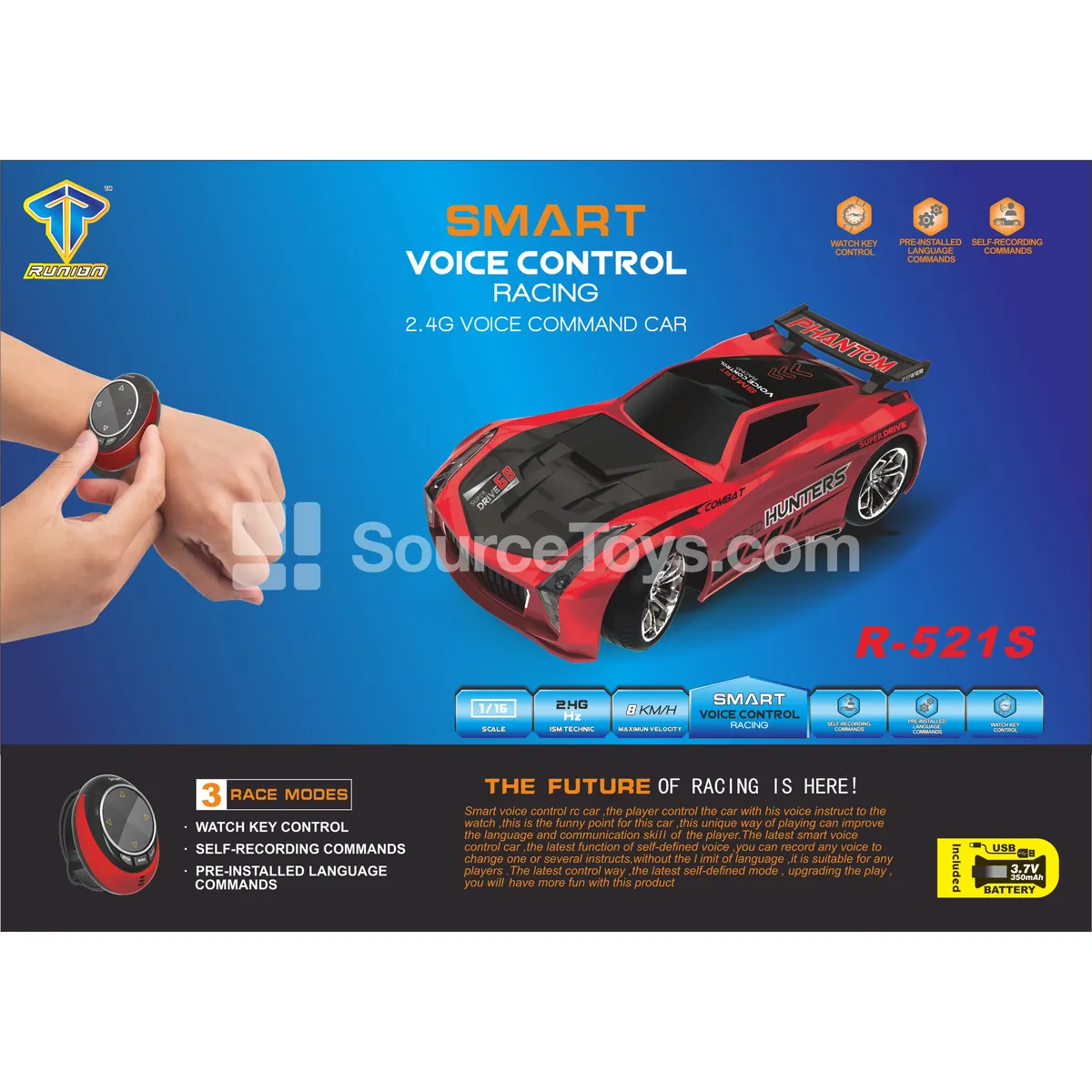 3-Mode Voice Control Car with Battery 3-Mode Voice Control Car with Battery