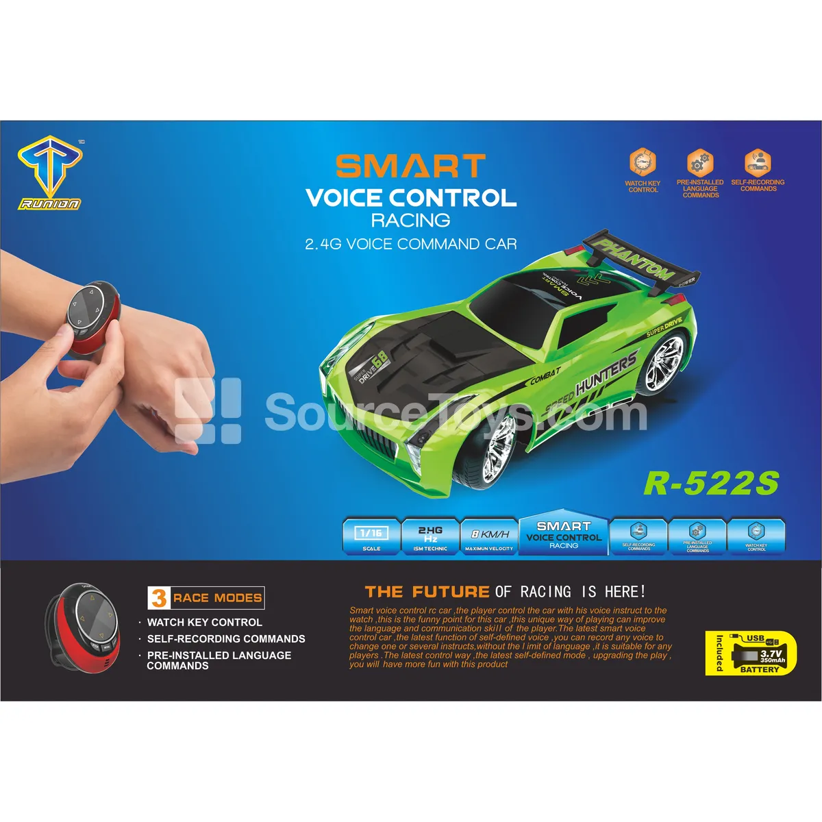 3-Mode Voice Control Car with Battery 3-Mode Voice Control Car with Battery