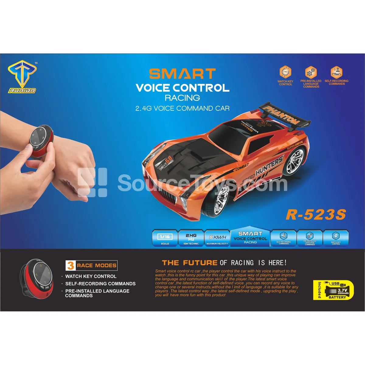 3-Mode Voice Control Car with Battery 3-Mode Voice Control Car with Battery