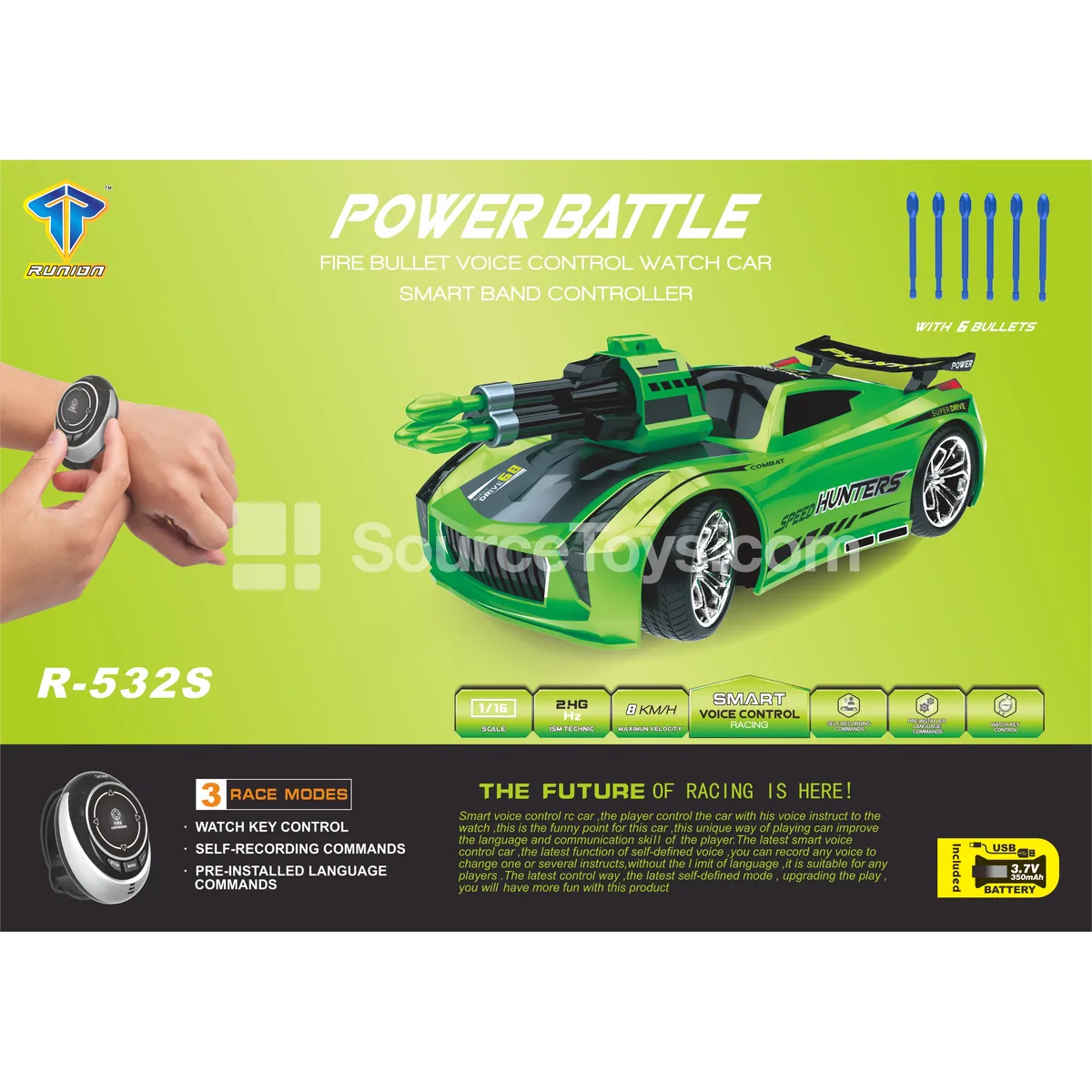 3-Mode Voice Control Car with Shooting Function (Battery Included) 3-Mode Voice Control Car with Shooting Function (Battery Included)