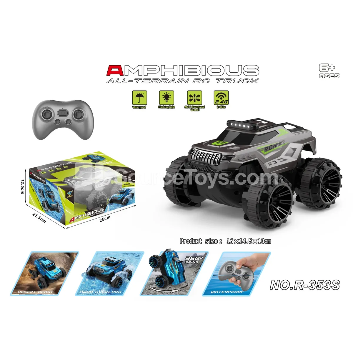 2.4G Remote Control Amphibious Stunt Car 2.4G Remote Control Amphibious Stunt Car