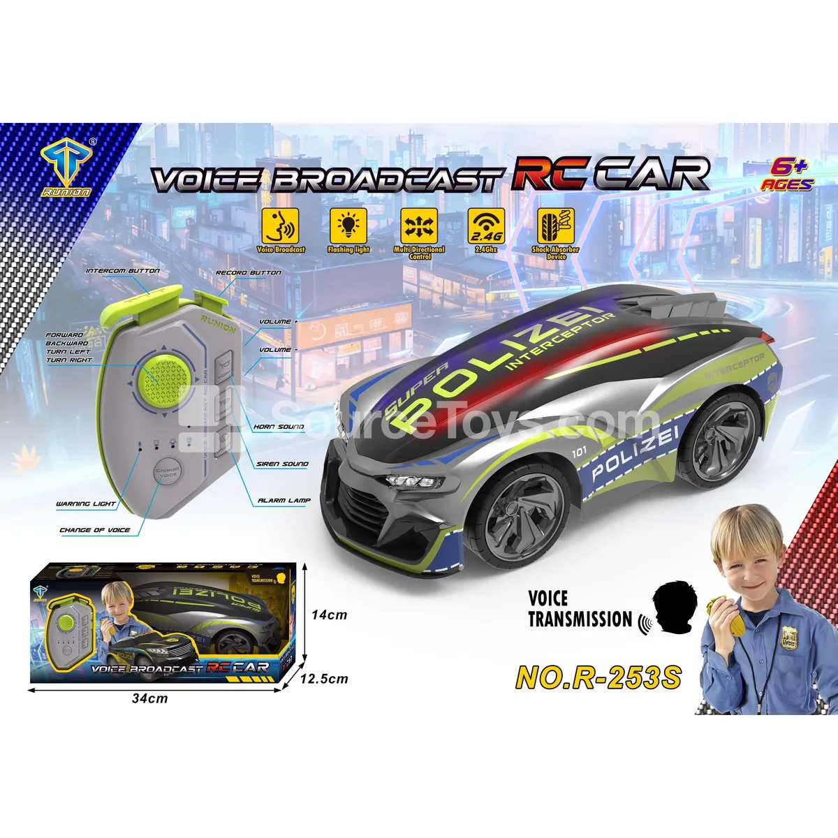 2.4G Remote Control Car with Voice Change and Intercom 2.4G Remote Control Car with Voice Change and Intercom