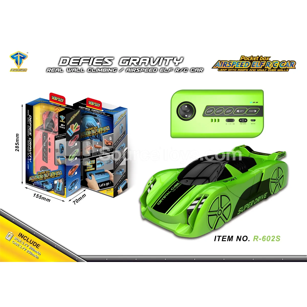 2.4G Pocket Transforming Box & Wall-Climbing Car (Dual Mode + Dual Lithium Battery) 2.4G Pocket Transforming Box & Wall-Climbing Car (Dual Mode + Dual Lithium Battery)
