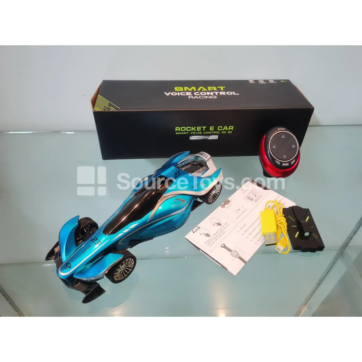 Voice-Controlled Rocket Formula Car (Battery Included) Voice-Controlled Rocket Formula Car (Battery Included)