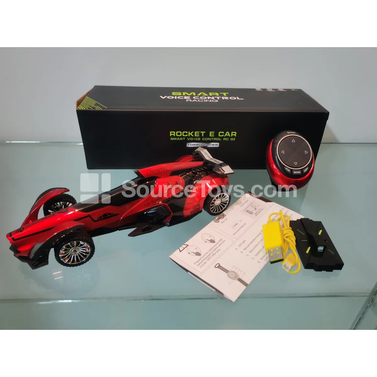 Smart Voice-Controlled Rocket Car (Battery Included) Smart Voice-Controlled Rocket Car (Battery Included)