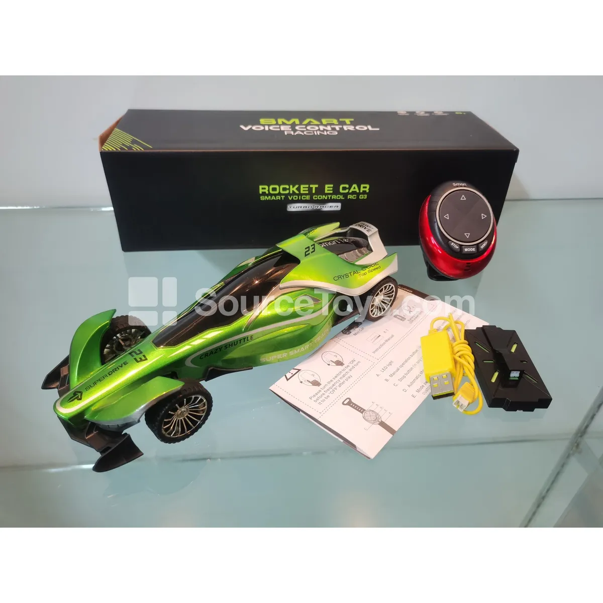 Smart Voice-Controlled Rocket Car (Battery Included) Smart Voice-Controlled Rocket Car (Battery Included)
