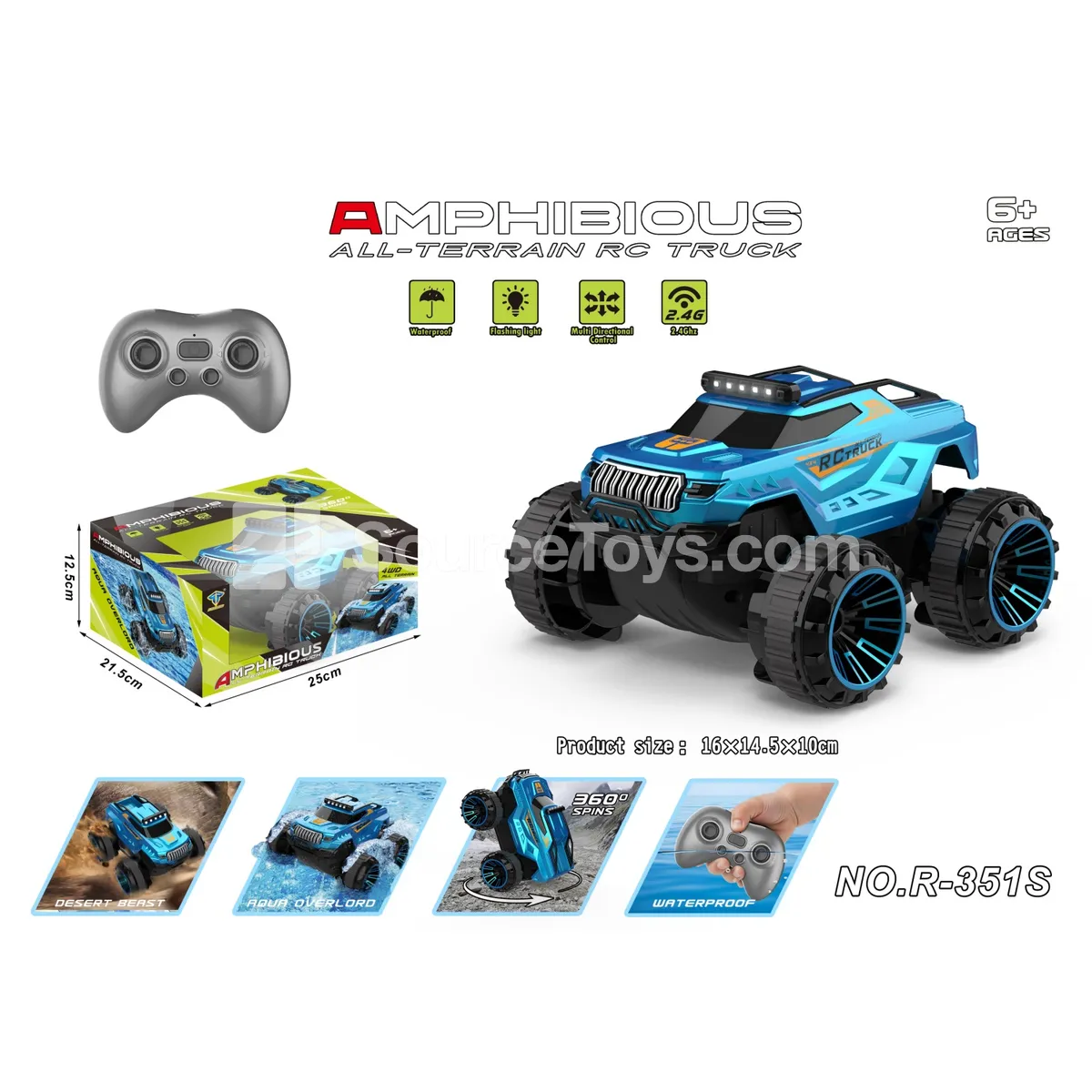 2.4G Remote Control Amphibious Stunt Car 2.4G Remote Control Amphibious Stunt Car