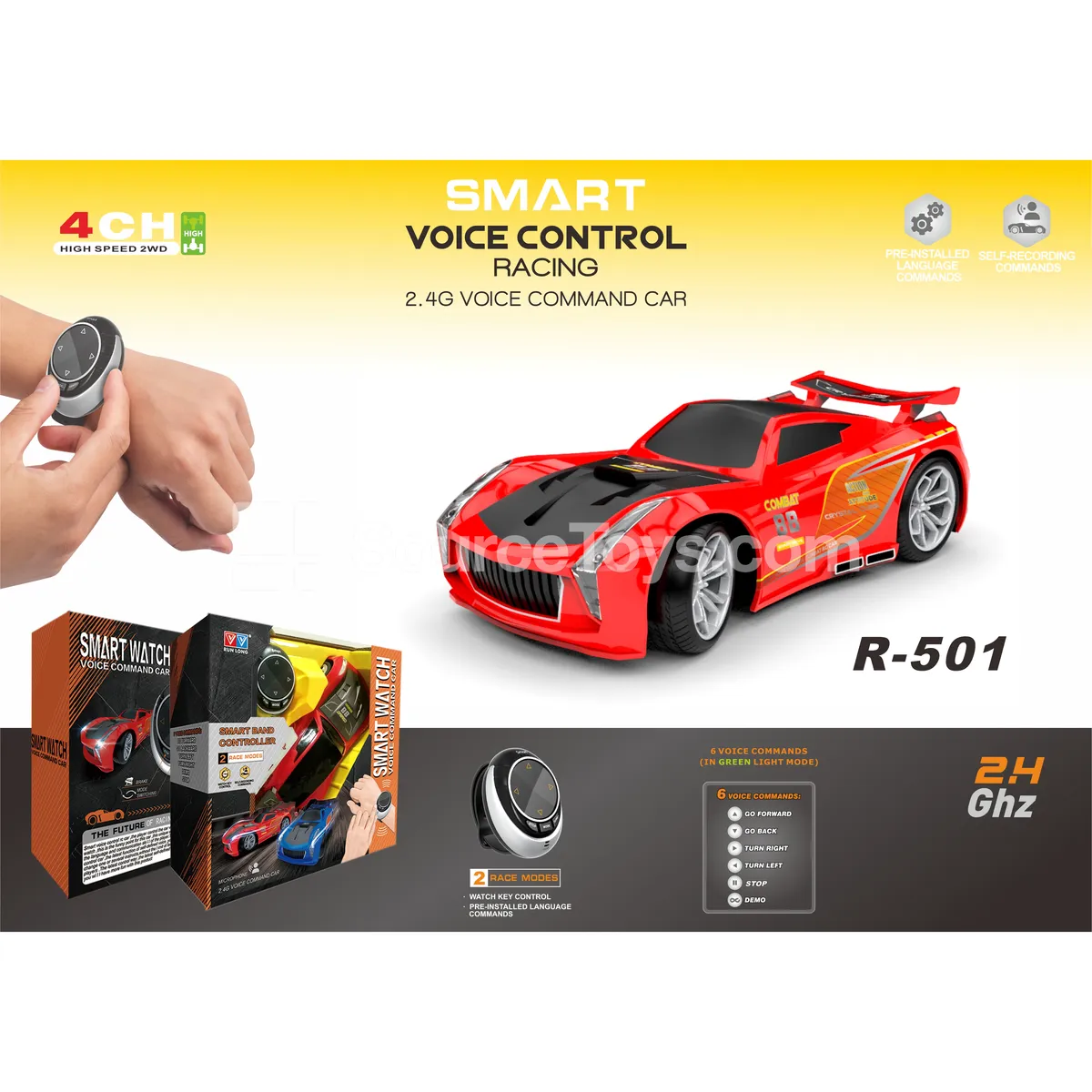 3rd Gen Smart Voice Control Car with Dual Modes (Battery Included) 3rd Gen Smart Voice Control Car with Dual Modes (Battery Included)