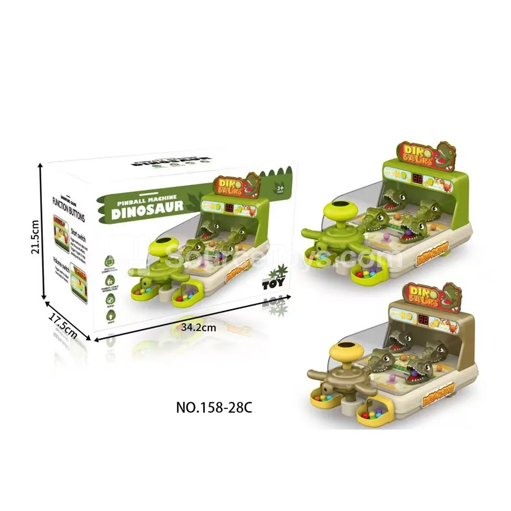 Cartoon Dinosaur Pinball Machine Tabletop Game Cartoon Dinosaur Pinball Machine Tabletop Game