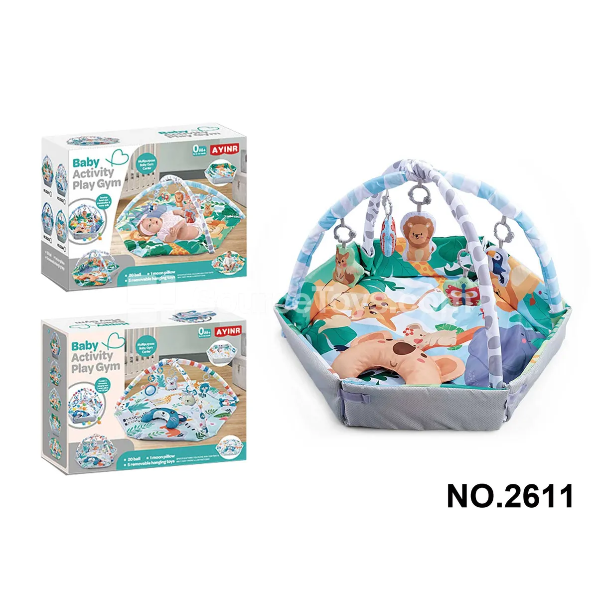 Infant Animal-Shaped Multi-Function Play Yard Mat (Hexagonal 4-in-1) Infant Animal-Shaped Multi-Function Play Yard Mat (Hexagonal 4-in-1)