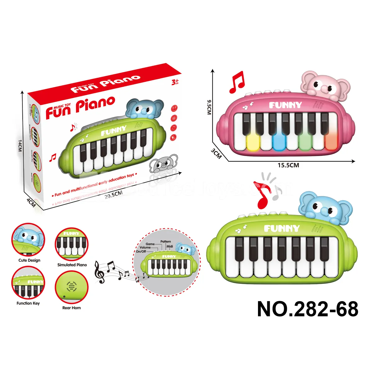 Cartoon Elephant Electronic Keyboard Cartoon Elephant Electronic Keyboard