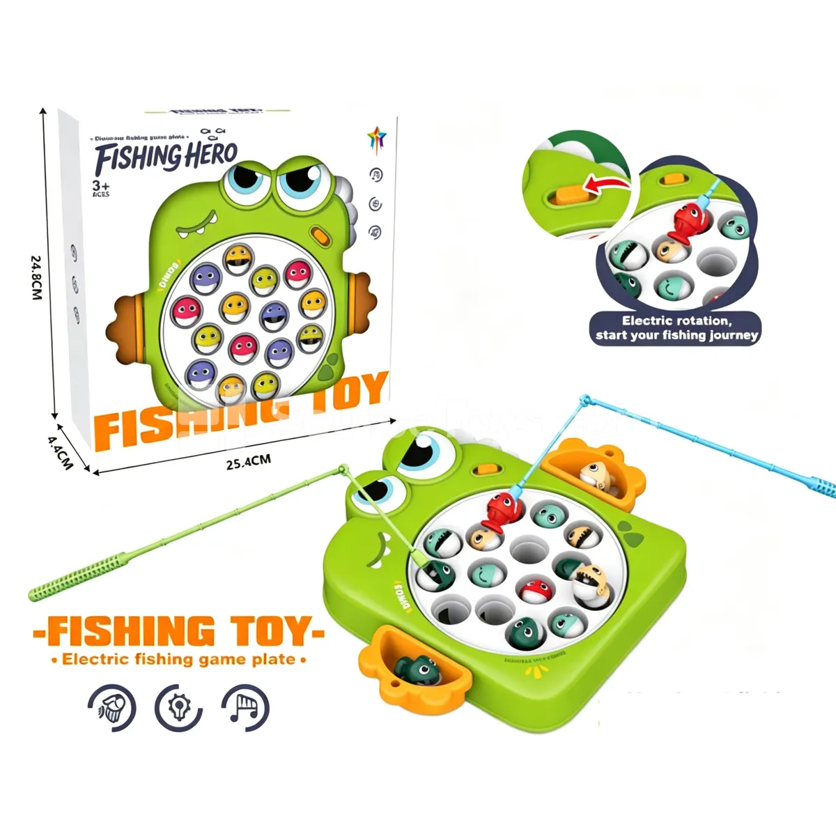 Electric Rotating Fishing Game Electric Rotating Fishing Game