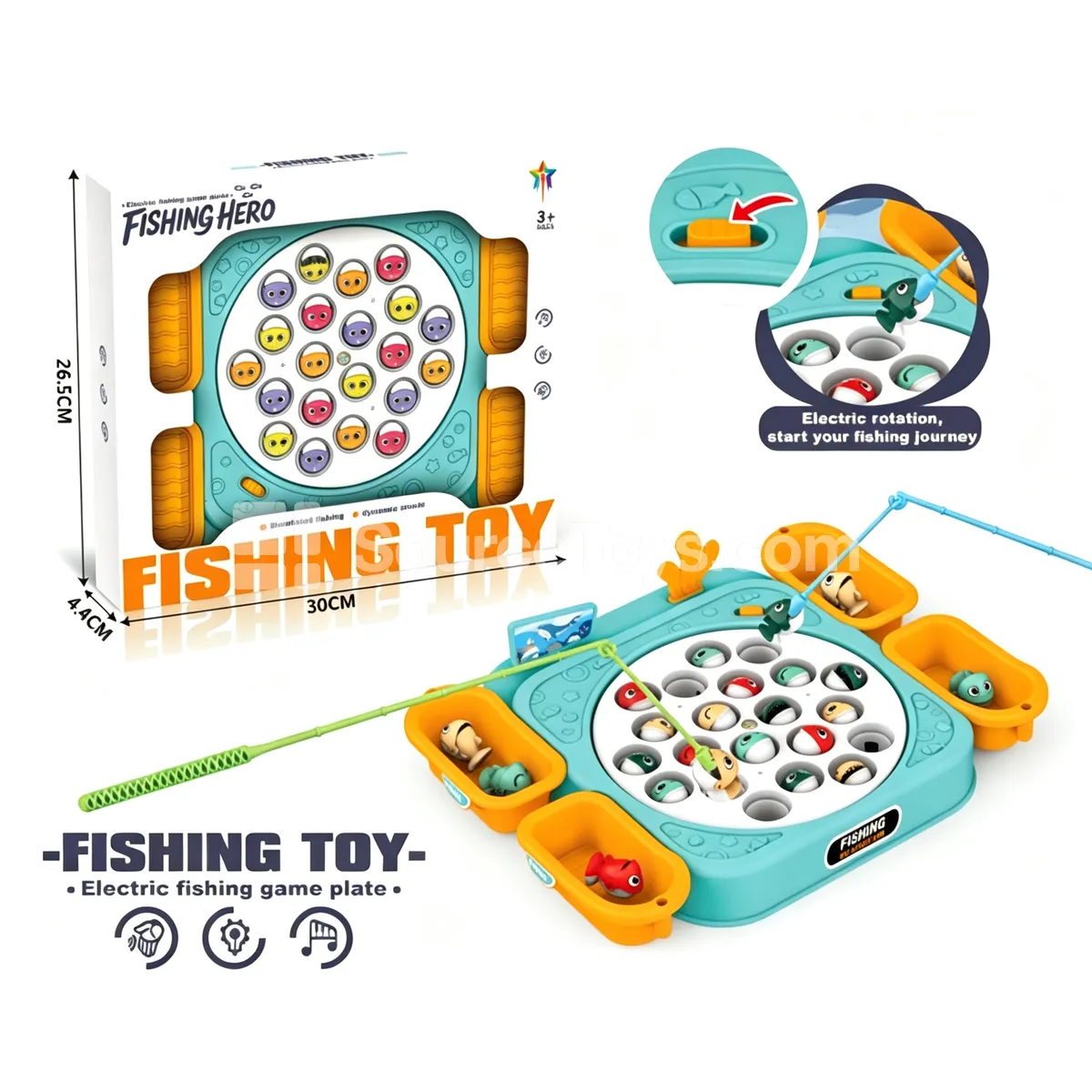 Electric Rotating Fishing Game Electric Rotating Fishing Game