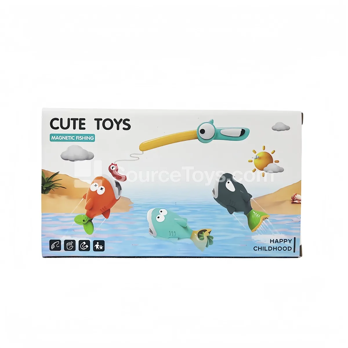 Woodpecker Fishing Rod Water Play Toy Set (Window Box) Woodpecker Fishing Rod Water Play Toy Set (Window Box)