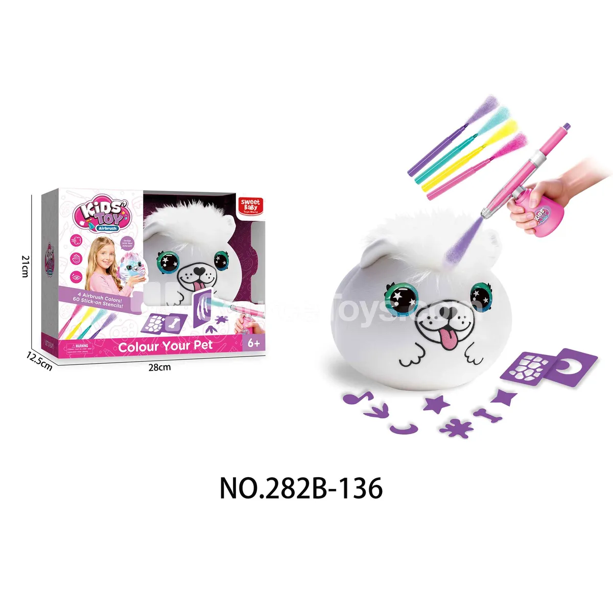 DIY Splatter Paint Plush Toy