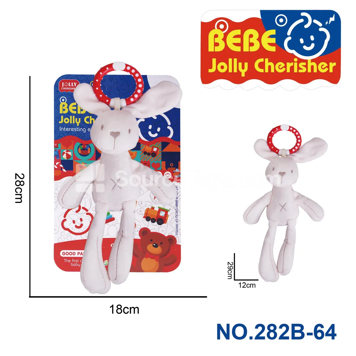 Baby Plush Soothing Toy Wind Chime Bunny Baby Plush Soothing Toy Wind Chime Bunny