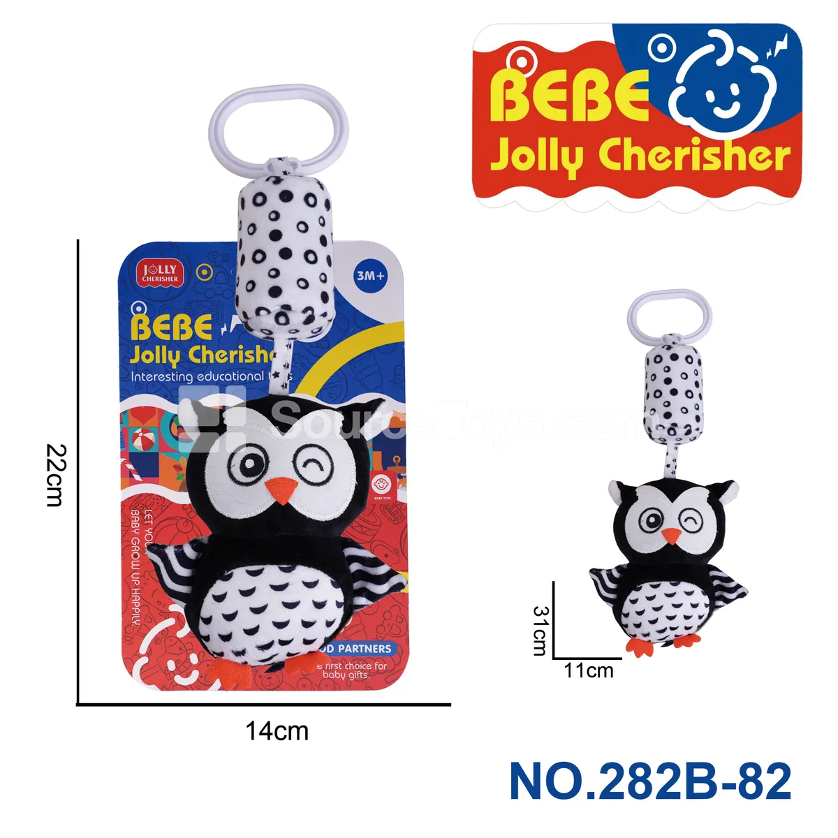Plush Owl Wind Chime Pendant Plush Owl Wind Chime Pendant