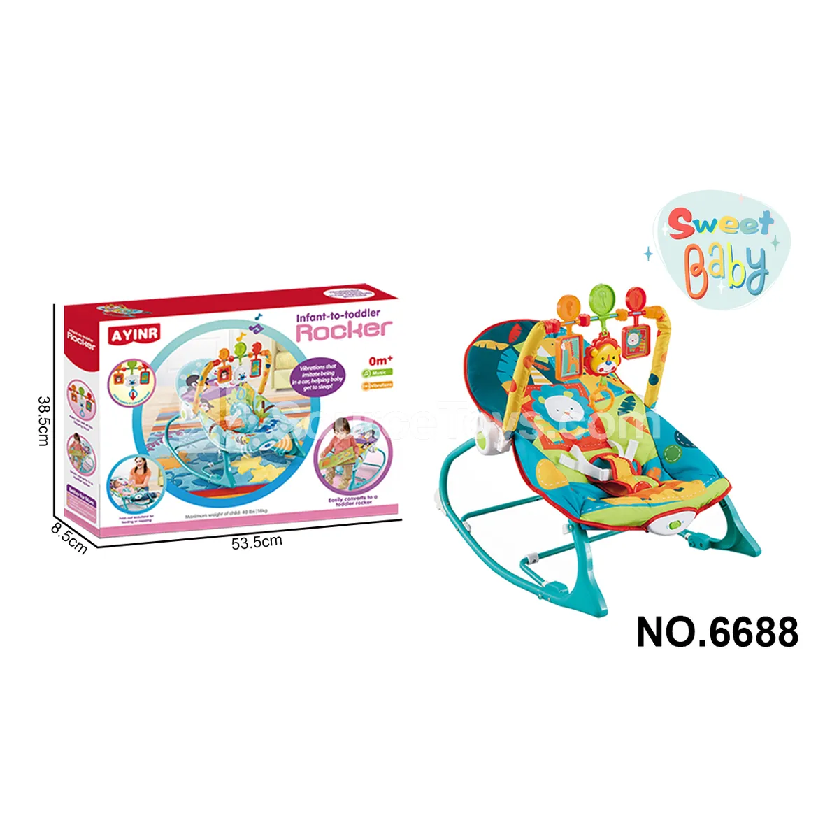 Baby Electric Soothing Adjustable Rocking Chair