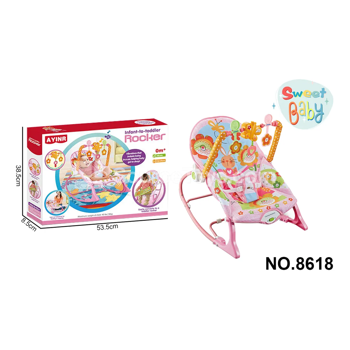 Baby Electric Soothing Adjustable Rocker Baby Electric Soothing Adjustable Rocker